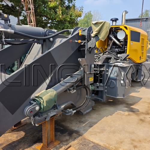 LINGHAO customized wheel loader ready for container shipment to Australia